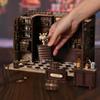 QmXCyzl Миниатюрный кукольный домик DIY для комнаты 3D Архитектурный Пылезащитный чехол Не входит Начинающие, Мебель, Декорация, Хобби, Модель, (Угловая таверна)