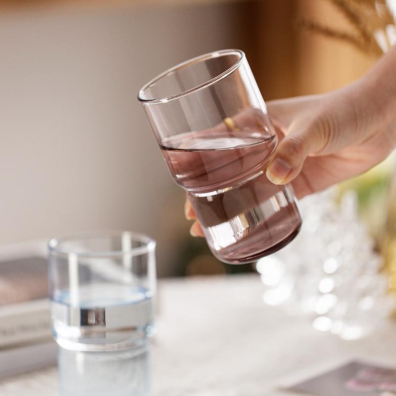 Стеклянные стаканы для лонг-дринков, цветные стаканы для питья, цветные стаканы, закаленное стекло для сока, напитков, пива, коктейлей