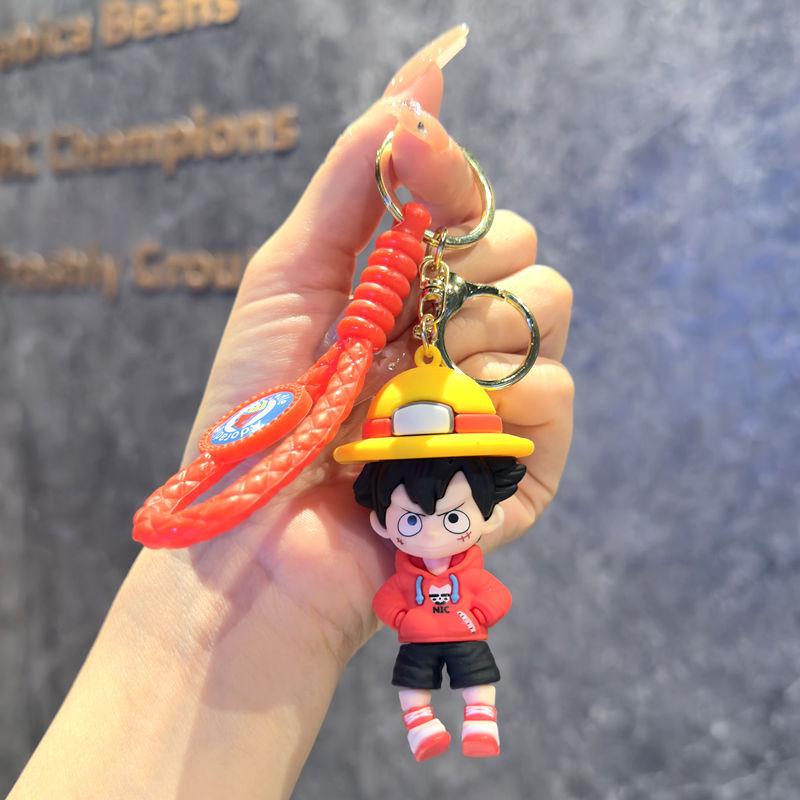 Cartoon Keychain, Animation Peripheral Pendant, Car Schoolbag, Keychain, Foreign Trade Small Gift.