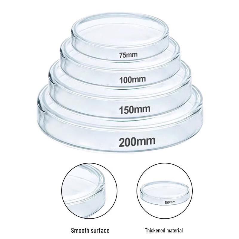 Laboratory Round Glass Petri Dish
