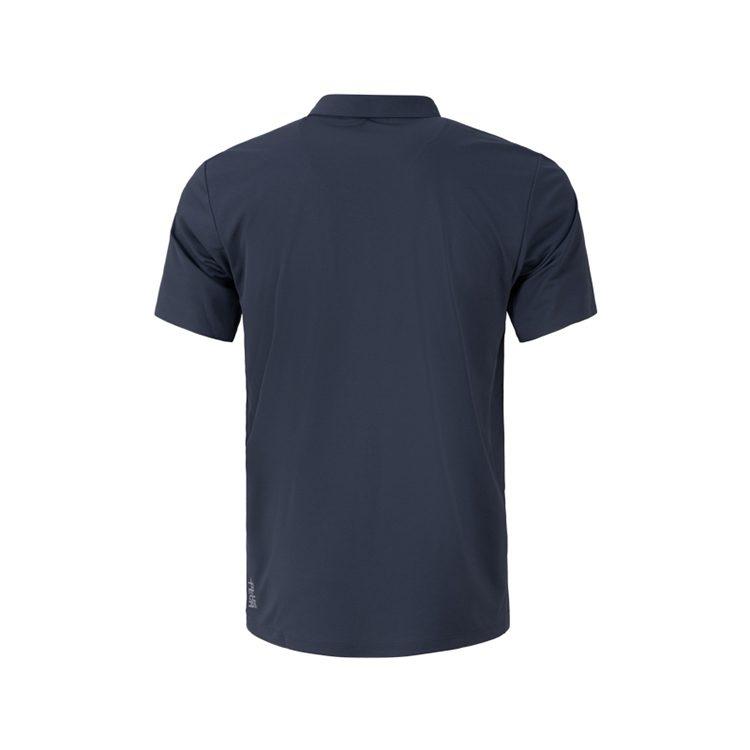 ASICS Polo Shirts Men's Charcoal Gray Polo Collar Moderate Straight Fit 2031F541-001