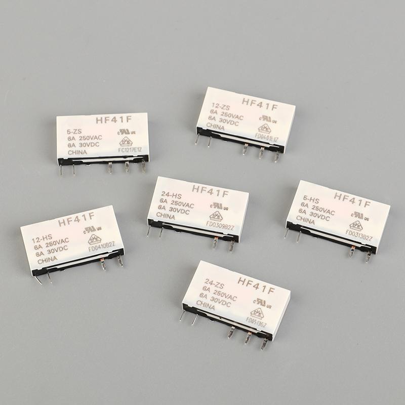 Hf41F-24-Zs Hf41F-12-Zs Hf41F-5-Zs Hf41F-5-Hs Hf41F-12-Hs Hf41F-24-Hs Промышленное реле Сверхминиатюрное силовое реле 41F Hf41F