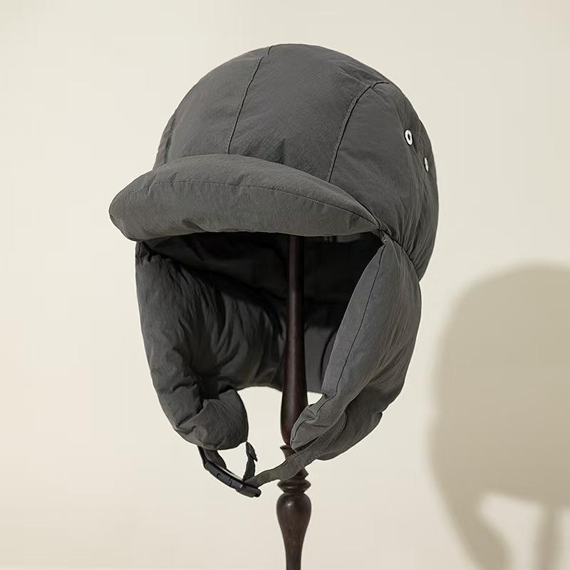 Корейские популярные утепленные шапки-бомберы для женщин, осень и зима, утолщенные, теплые, защита ушей, повседневные, универсальные, летные шапки