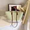 New Large Capacity Handheld Tote Bag with Leopard Print Commuting Shoulder Bag