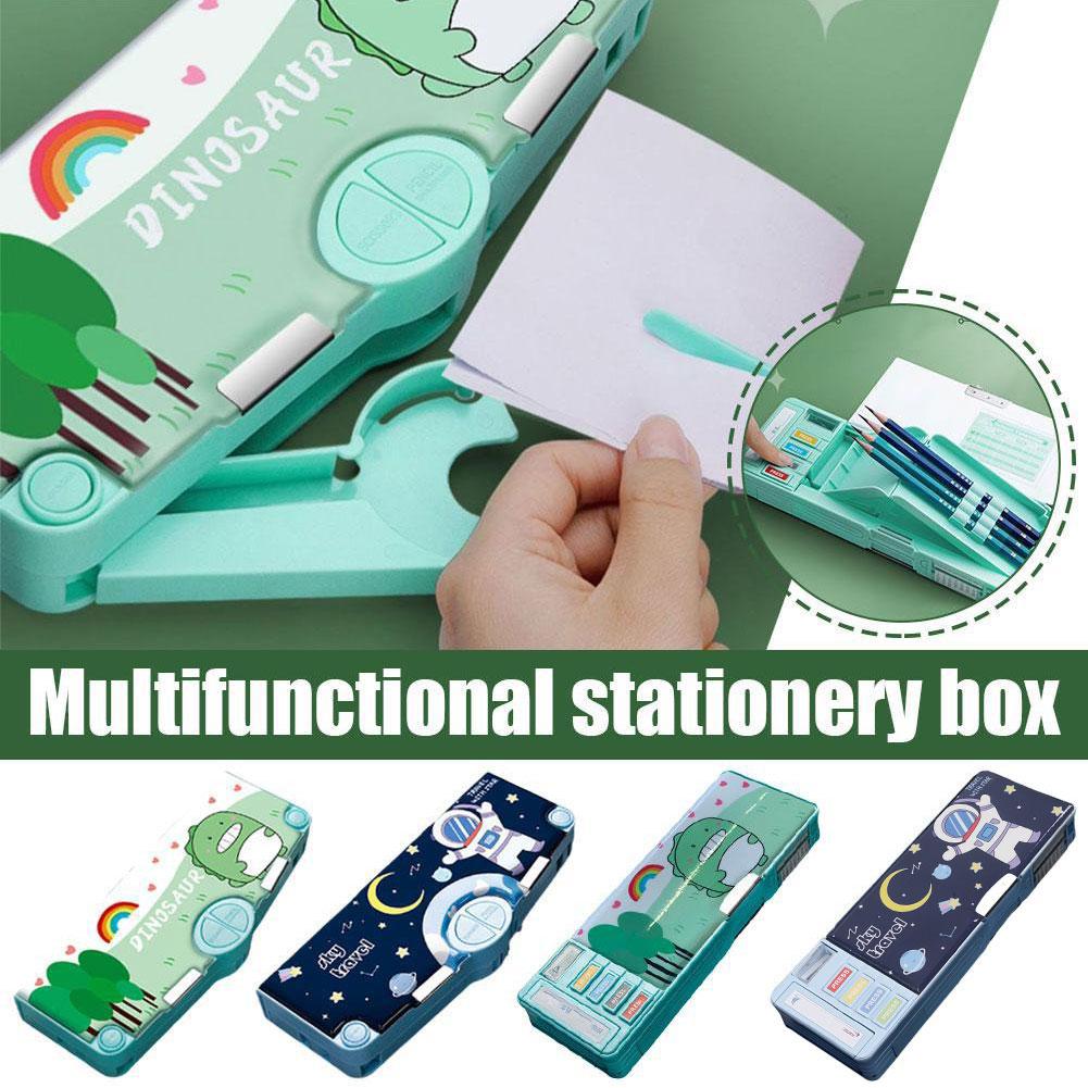 Многофункциональная коробка для канцелярских принадлежностей, шкаф для начальной школы, пенал высокого уровня для мальчиков и девочек