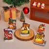 Luminous Resin Christmas Snow House Ornament