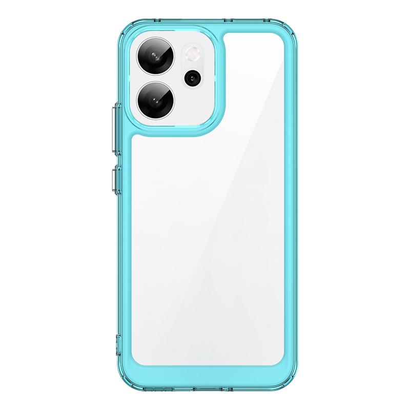 Для oppo Reno14 F 5G Чехол oppo Reno14 F 5G Обложка Funda Прозрачный ПК + Силикон Противоударный Защитный Чехол для Телефона oppo Reno14 F 5G