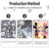 Disney Pearl Painting Handmade Mickey Minnie Love Beach Pearl Kit Home Decoration Painting