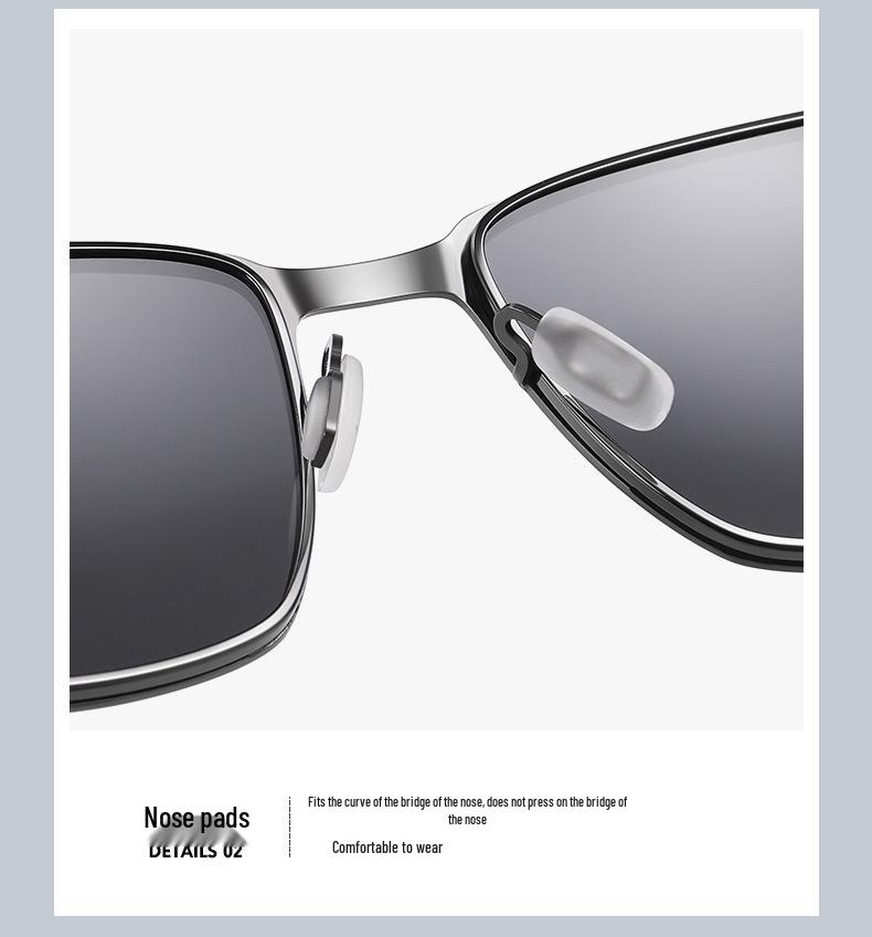 Мужские поляризационные солнцезащитные очки от УФ-излучения для вождения