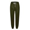 Women's Fashion Solid Colour Casual Drawstring Elastic Waist Drawstring Trousers