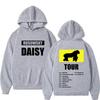 Худи с графическим принтом Rapper Rusowsky Daisy Tour Me