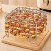Hanging Structure Vertical Grill Rack Stainless Steel Baking Needle Barbecue Grilling