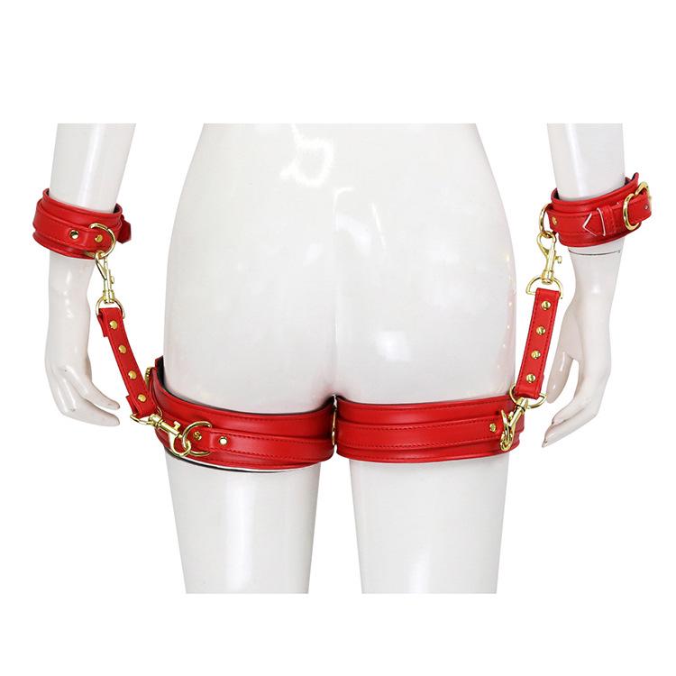 Thigh Ring Restraints: Handcuffs & Belt for Hands & Feet - Bondage Accessories for Pet Owners & BDSM Enthusiasts