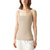 Acedron Camisole Shirt with H1 Noble Beige Women's Cups, MC0057, Sweat-Resistant, Moisture-Resistant, Quick-Drying,