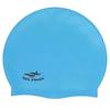 Однотонная водонепроницаемая силиконовая шапочка для плавания — удобная для студентов, взрослых и детей