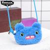 Funny Ugly Teeth Monsters Plush Toys Mini Shoulder Bags Fugglers Wide-Eyed Monster Screech Peluche Dolls Gifts