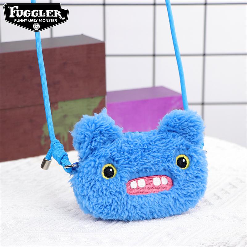 Funny Ugly Teeth Monsters Plush Toys Mini Shoulder Bags Fugglers Wide-Eyed Monster Screech Peluche Dolls Gifts