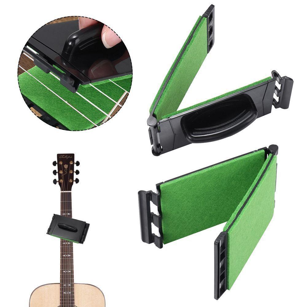 Green Bass Strings Scrubber Ergonomic String Cleaner Brush Guitar String Cleaner Brush Fingerboard