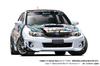 Aoshima Bunka Kyozai Серия Иташа Love Subaru GRB Impreza WRX STI Пластиковая модель 1/24 №2 Live! Солнечный свет!! '10 (Машина)