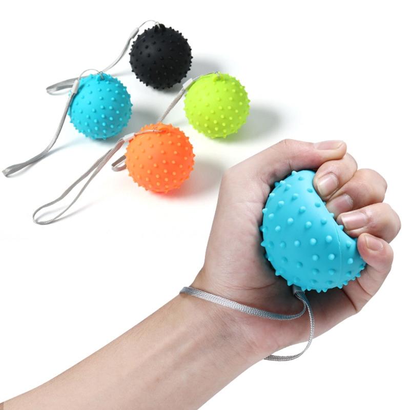 Round Finger Hand Grip Massage Ball Adjustable Hand Grip Training Grip Hand Finger Carpal Expander Exercise Massage Ball