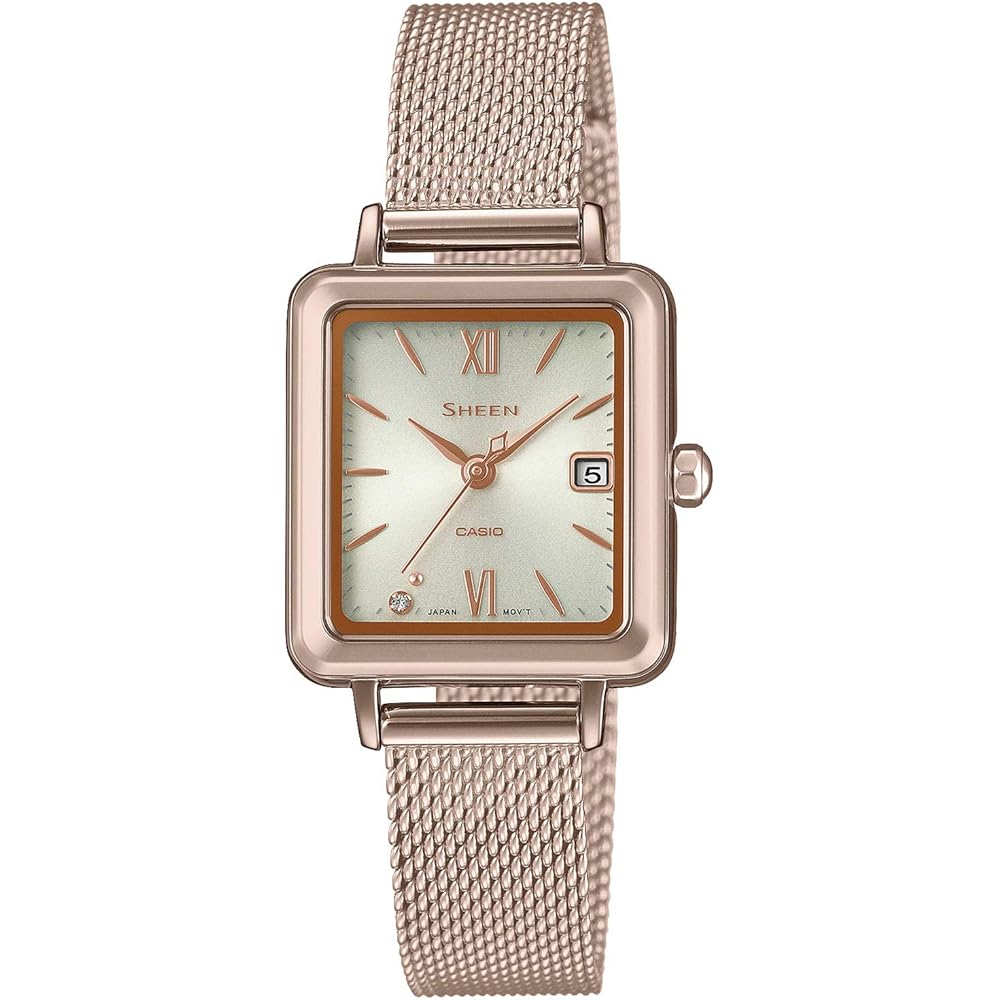 Женские часы Casio Scene Solar SHS-D400CGM-4AJF Золотой Цвет Элегантный Дизайн