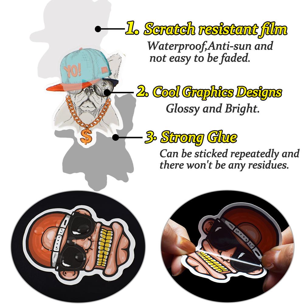 50 шт., наклейка в стиле хип-хоп, рэп, рок, граффити, крутые наклейки для ноутбука, скейтборда, багажа, автомобиля, наклейка, детские игрушки, подарки для рэпера MC B-Boy DJ