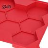 Kitchen Tool for Cooking 8 Cavity Silicone Hamburger Patty Maker, Burger Press Mold, Food?Grade Non?Stick Ground Beef Square Tray Freezer Storage
