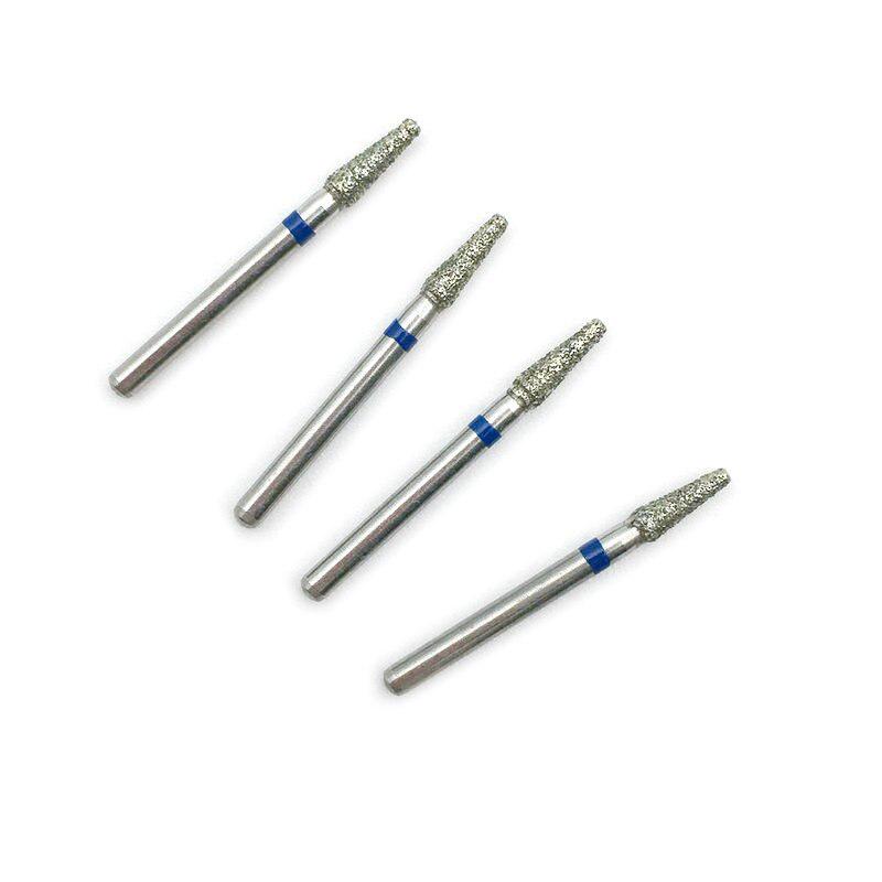10 шт., стоматологические алмазные боры для полировки, разглаживания и отбеливания, средний FG 1,6 мм для высокоскоростного наконечника TF-23