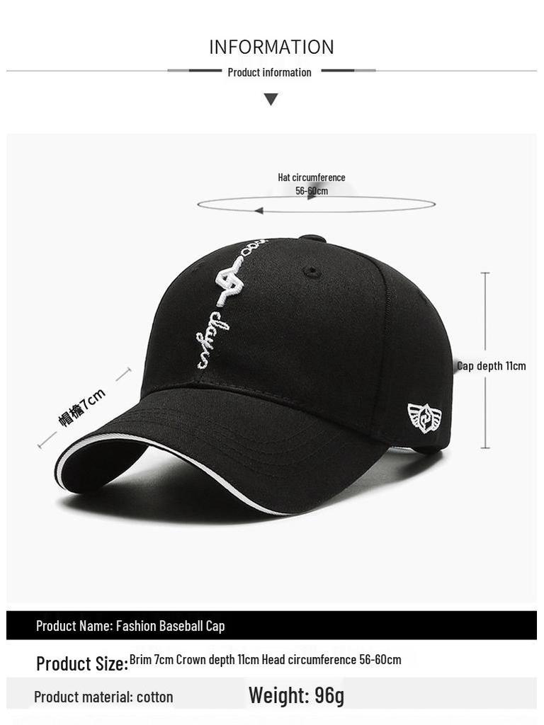 Трендовая хлопковая бейсболка с козырьком-утконосом и вышитым буквенным дизайном на все сезоны