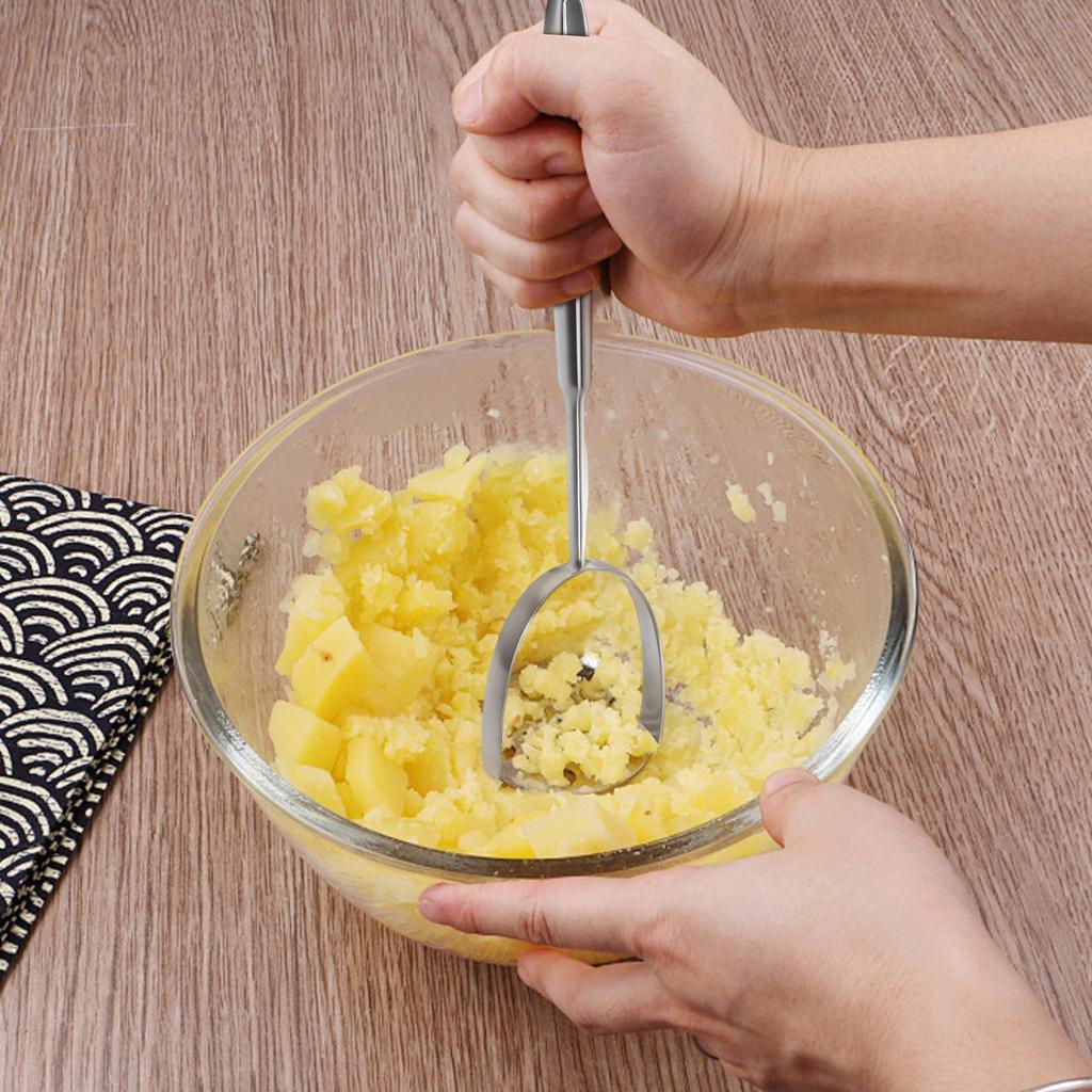 304 нержавеющая сталь остроконечный хвост толкушка картофелемялка кухонная утварь для картофеля, бобов, овощей толкушка для картофеля, корм для домашних животных, можно мыть в посудомоечной машине