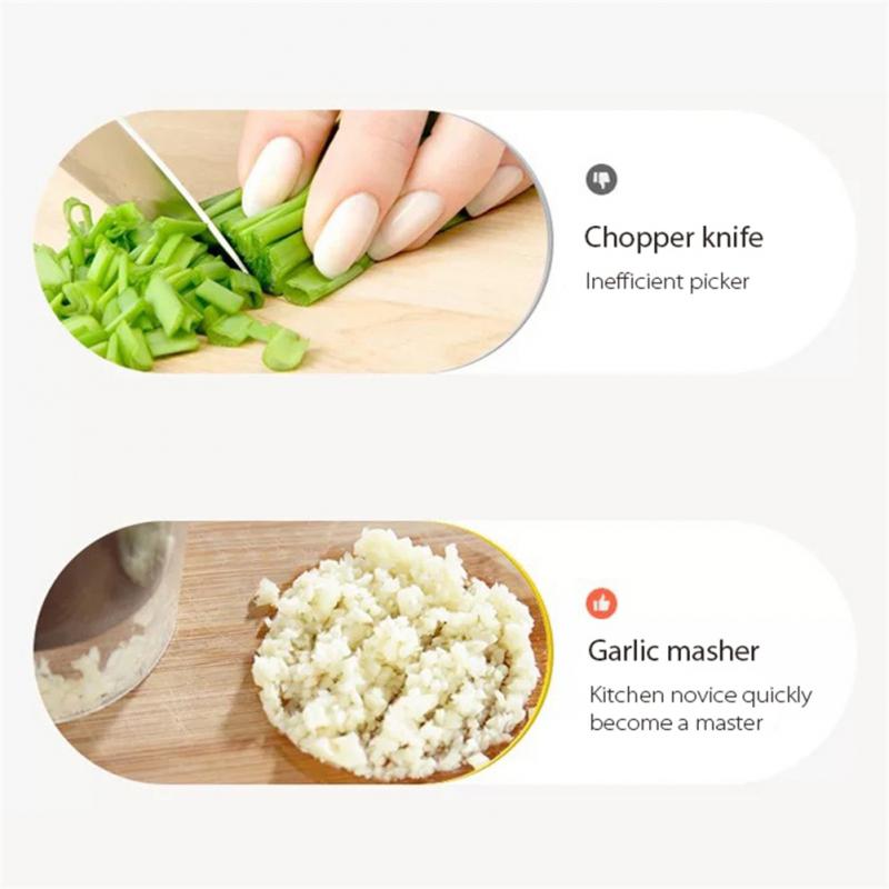 1 шт. Многофункциональный ручной пресс для резки продуктов, измельчитель лука, орехов, мясорубка, ручной безопасный и эффективный измельчитель фруктов и овощей, кухонный инструмент