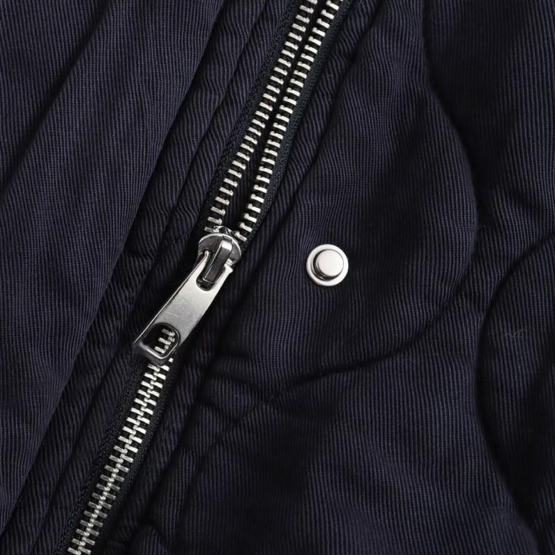 Womens Oversized Y2K Style Puffer Jacket With Wide Shoulder Cut Loose Fit Cotton-Padded Coat