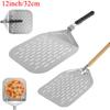 12inch Stainless Steel Pizza Shovel with Folding Handle Non-Stick Pizza Spatula Pizza Peel Cake Lifter Transfer Tray Baking Tool