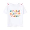 I Will Become A Big Sister Spanish Printed Shirt Big Sister T-shirt Pregnant Announcement Clothes Girls Short Sleeve Shirts Tee