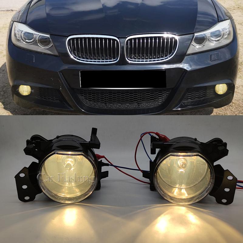 Fog Lights For BMW E60 E90 E46 E63 E61 323i 325i 525i Headlight LED Fog Lamps Halogen Foglights Accessories Assembly