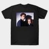 Мужская черная футболка с принтом X-Files, печать на трансферной бумаге без вырезания, хлопковая футболка