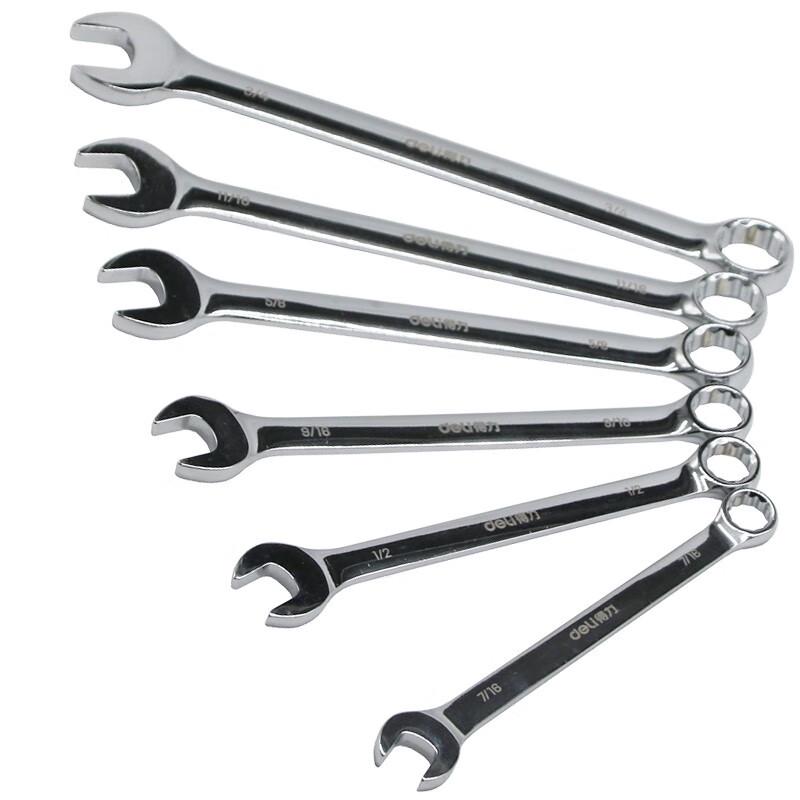 Deli 14-Piece Imperial Combination Wrench Set