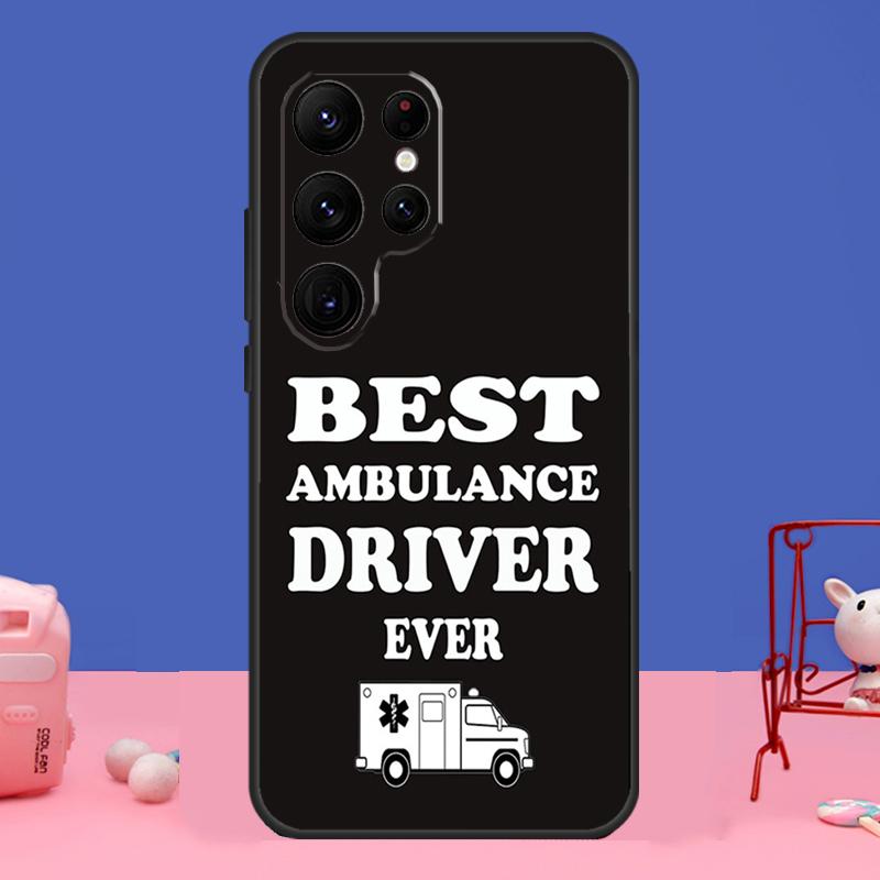 EMT EMS Ambulance Cover For Samsung Galaxy S24 S23 S22 S21 S20 FE Ultra Plus S8 S9 S10 Note 10 20 Ultra Case