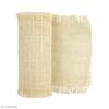 Linen Fabric Ribbon - ARTEMIO - Cream - 10 Cm X 1 M