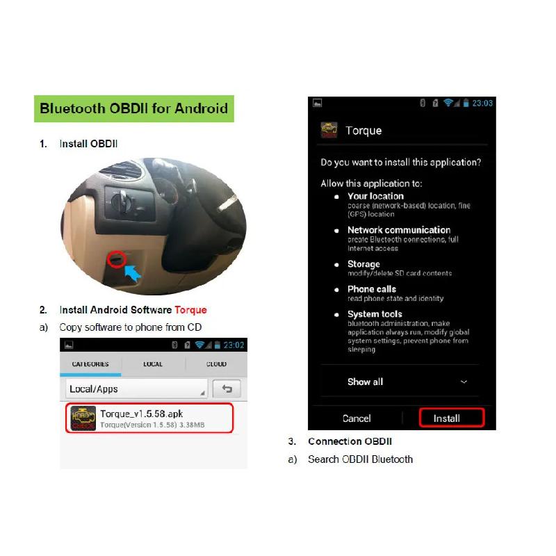 Диагностический адаптер ELM327 Super Mini ELM 327 BT для Android Torque Сканер кодов OBDII OBD2 для автомобиля для Android/ПК