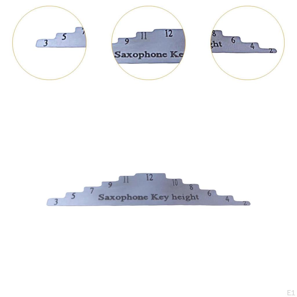 Измеритель высоты отверстия саксофона, Инструменты для измерения музыкальных инструментов, Стальные детали для ремонта
