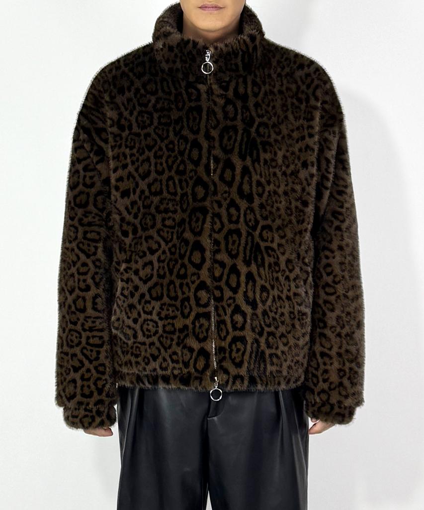 A Made Animal Over Fur Jacket (Brown)