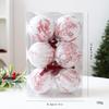Print Pattern Christmas Ball Ornaments 8CM Christmas Tree Decorations  Party Decoration