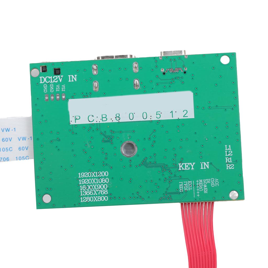Драйверная плата LCD eDP для экранов 10-17,3 дюйма, поддержка нескольких языков, широкий диапазон входных напряжений, подключение TYPE C