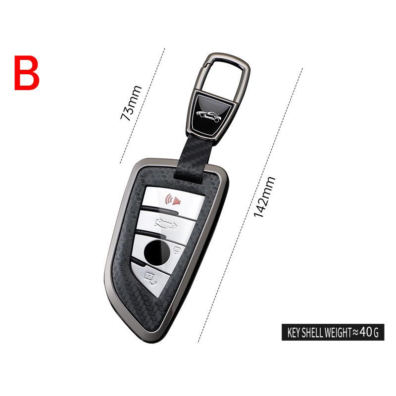 Чехол для ключей BMW для 5, 3, X3, X5, X1, i3, 1, 7 серии и X2 - Включает лезвие и пряжку (530, 525 Применимо)
