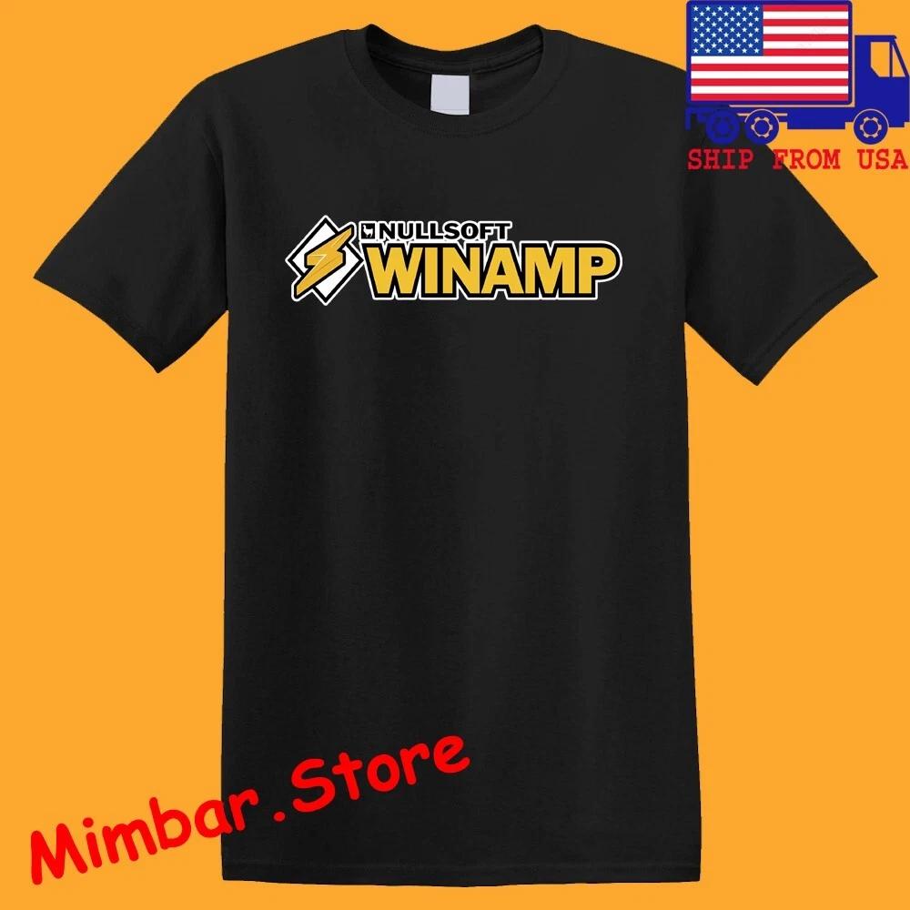 Nullsoft Winamp Men's Black Size S-5XL