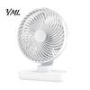 Desktop Cooling Fan Portable Desk Fan, Small Air Circulating 3 Speed Quiet Personal Circulator Adjustable Tilt Head Table for Office Dorm Kitchen