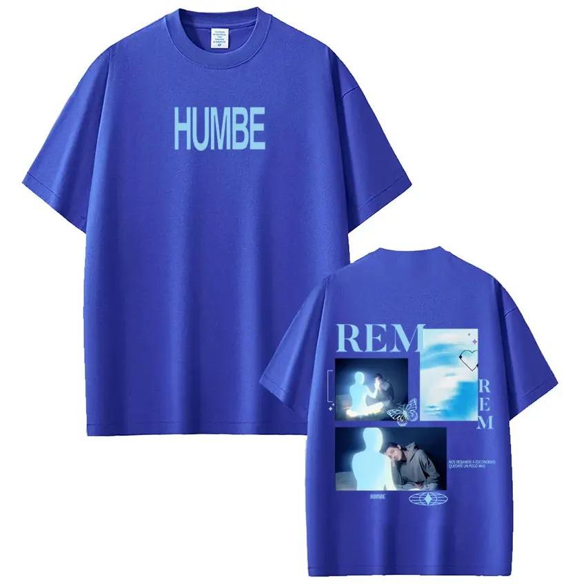 Singer Humbe Dueno Del Cielo 2026 World Tour Tshirts Fashion Hip Hop Tshirts Unisex Women Oversized Loose Short Sleeve T Shirt
