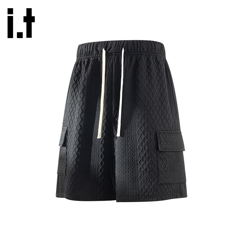 CHOCOOLATEit Men's Waffle Knit Polo Short Set