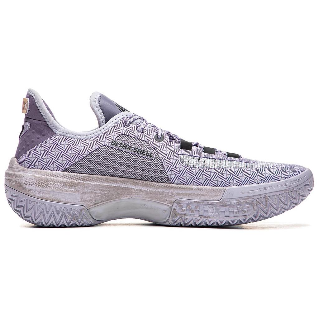 Li Ning Jie Ao Амортизирующие Нескользящие Износостойкие Легкие Упругие Низкие Баскетбольные Кроссовки Мужские ABFU035-2